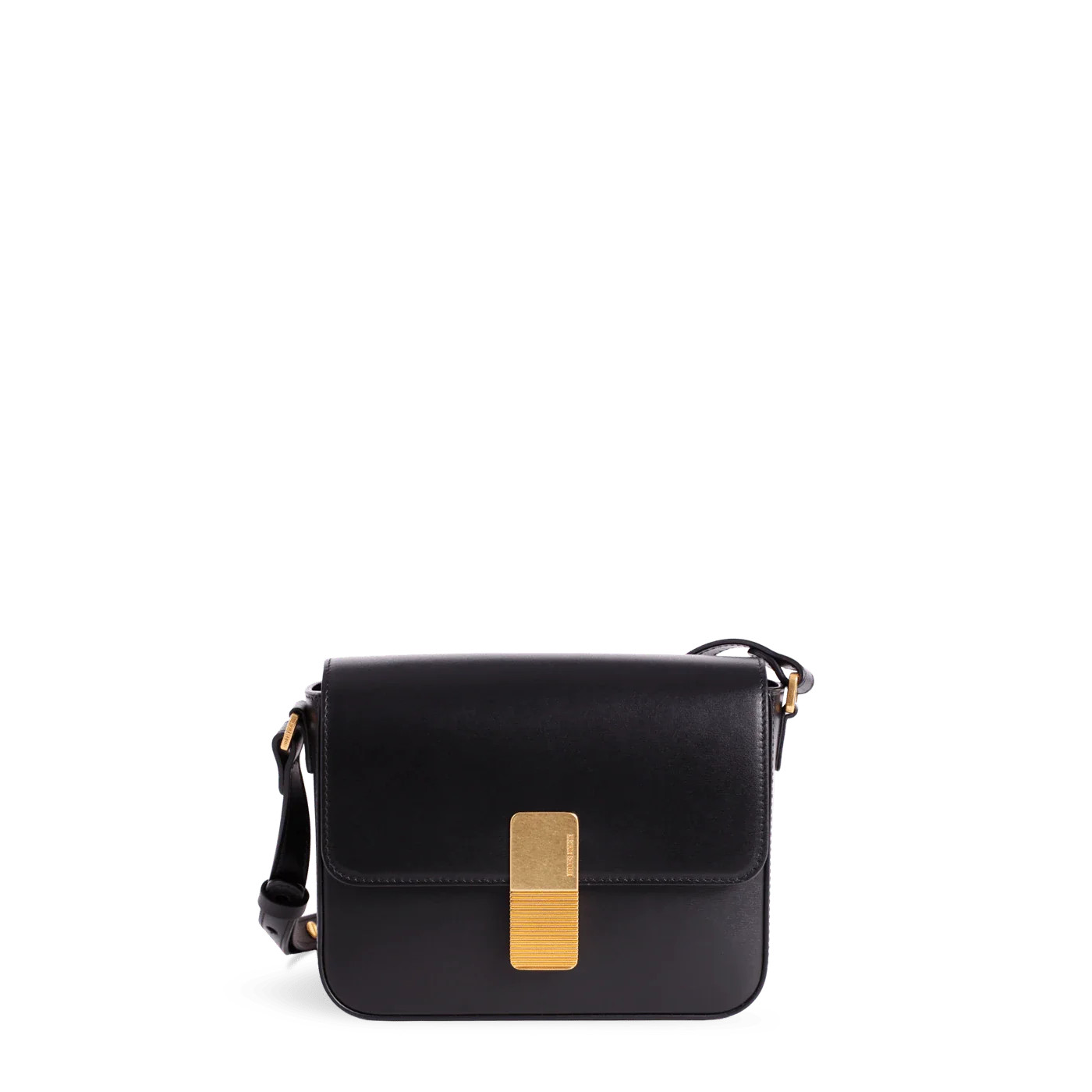 Mini Monceau Gold Edition - Black Box Leather | ATELIERS AUGUSTE