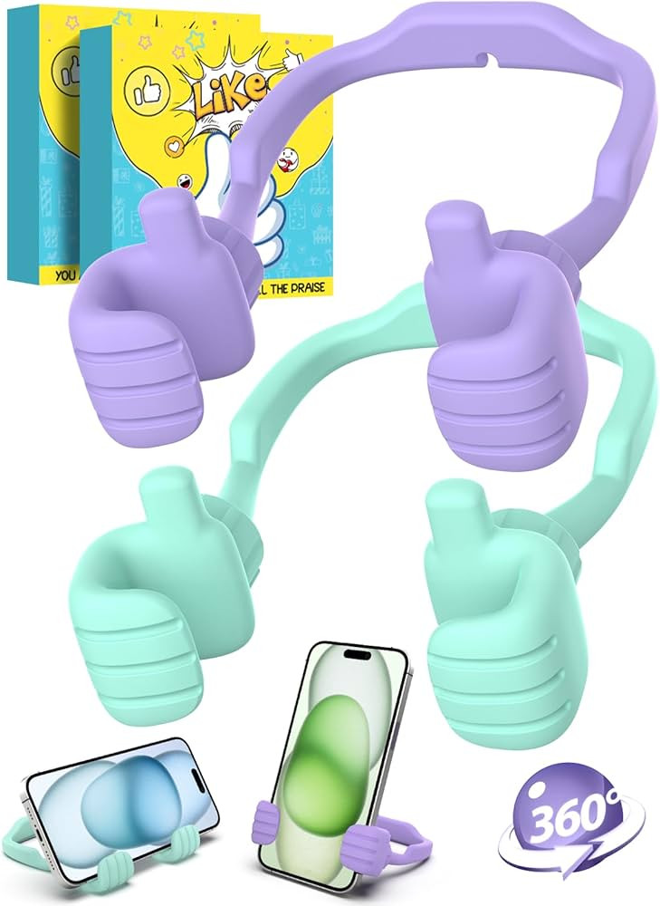 Stocking Stuffers for Teens Girls Boys Adults Cell Phone Stand: UPGRADE Adjustable Thumbs Up Lazy... | Amazon (US)