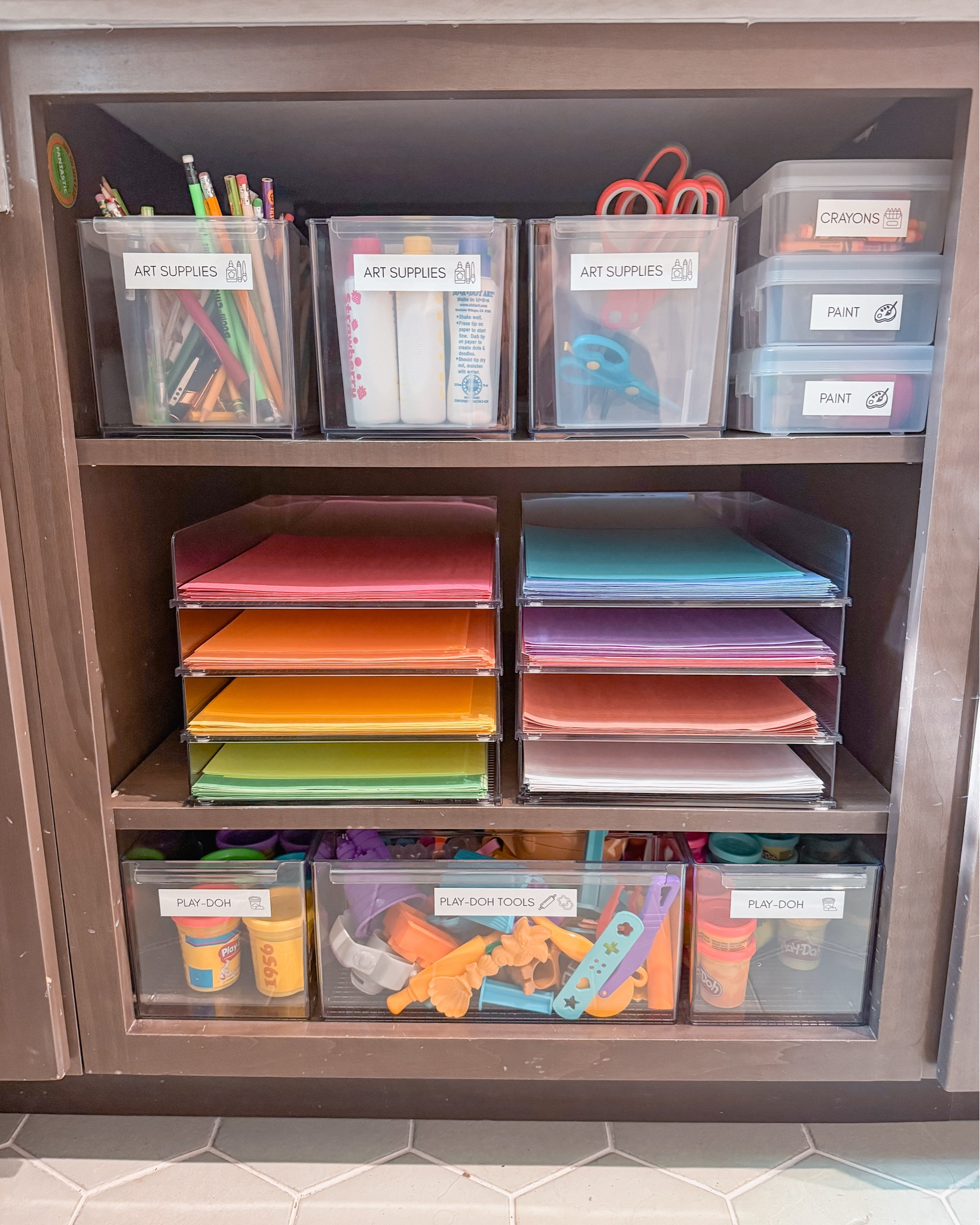Craft supplies and board games living in harmony? It's possible! 🎨🎲

Transform your multipurpose space into an organized zone where creativity flows and game night actually happens (because you can find all the pieces!). 

Think: accessible art supplies, games stored vertically so you can see them all, and cleanup that doesn't take longer than the actual activity.

Ready for a space that sparks joy instead of frustration? DM me! ✨

#LTKFamily #LTKHome #LTKKids