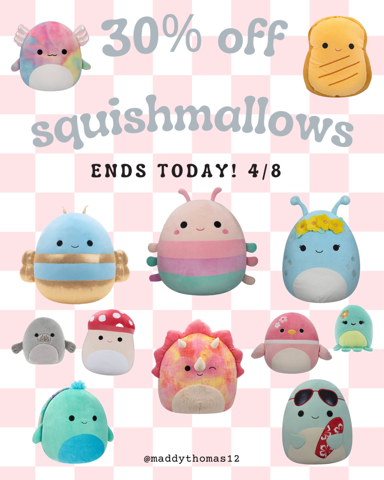 Not gonna lie, I didn’t understand the hype about Squishmallows until I actually felt one. They seriously are the squishiest, cutest, most huggable plush toys ever & so fun to collect! I’m not sure who loves them more, me or the kids. 😂 We totally use them as pillows on the couch too because they’re just that comfy. 😅 

Grab them TODAY for 30% off during Target circle week! Here are just a few of our favorites 😍 (We may need to grab that grilled cheese one too with Carmi’s new obsession with grilled cheese sandwiches!)

#LTKkids #LTKxTarget #LTKGiftGuide