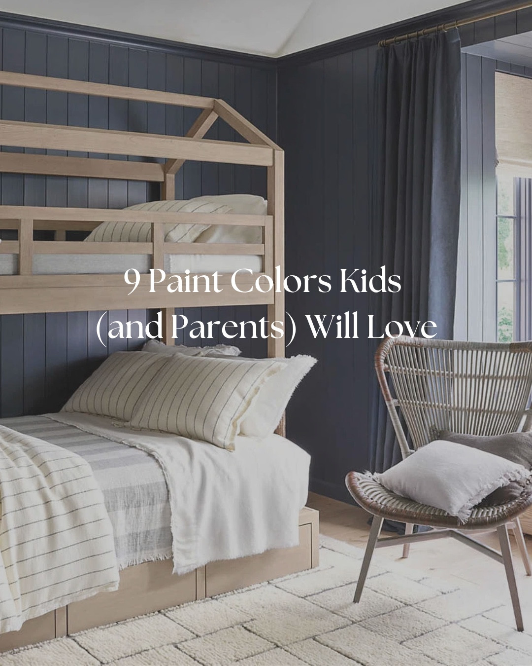 Your kid’s bedroom walls deserve more than boring beige. So let’s talk paint colors that are a game changer. Try a sage green that feels sweet and calming, a deep navy that sparks stargazing dreams, or a peachy warm tone that makes mornings a little softer. Truly, the right color doesn’t just paint a room, it builds a world.

Because this isn’t just a bedroom—it’s a backdrop for your most prized possessions. So when the color is right, the whole space feels playful, personal, and perfectly curated. A room they will love to spend time (and so will you)!

Photos via: 
https://pin.it/DnlgwVMeU
https://pin.it/51E8Zc2KY
https://pin.it/6TVBAAYZV
https://pin.it/3tA2OPsoh
https://pin.it/3H3DC96DZ
https://pin.it/1Hxc7eQSM
https://pin.it/6AnTnZgUm
https://pin.it/1SXbtTSNV 
https://pin.it/4YJPfuuYt 
https://pin.it/1jjnJtlof
https://pin.it/2DR3hZziP

*DISCLAIMER* these are inspiration photos sourced from Pinterest. These are not my work. If you see your work is featured and I missed tagging you, pls shoot me a DM and I will tag you for credit.

And don't forget to like, save, and follow @taranelsondesigns for more home and lifestyle content