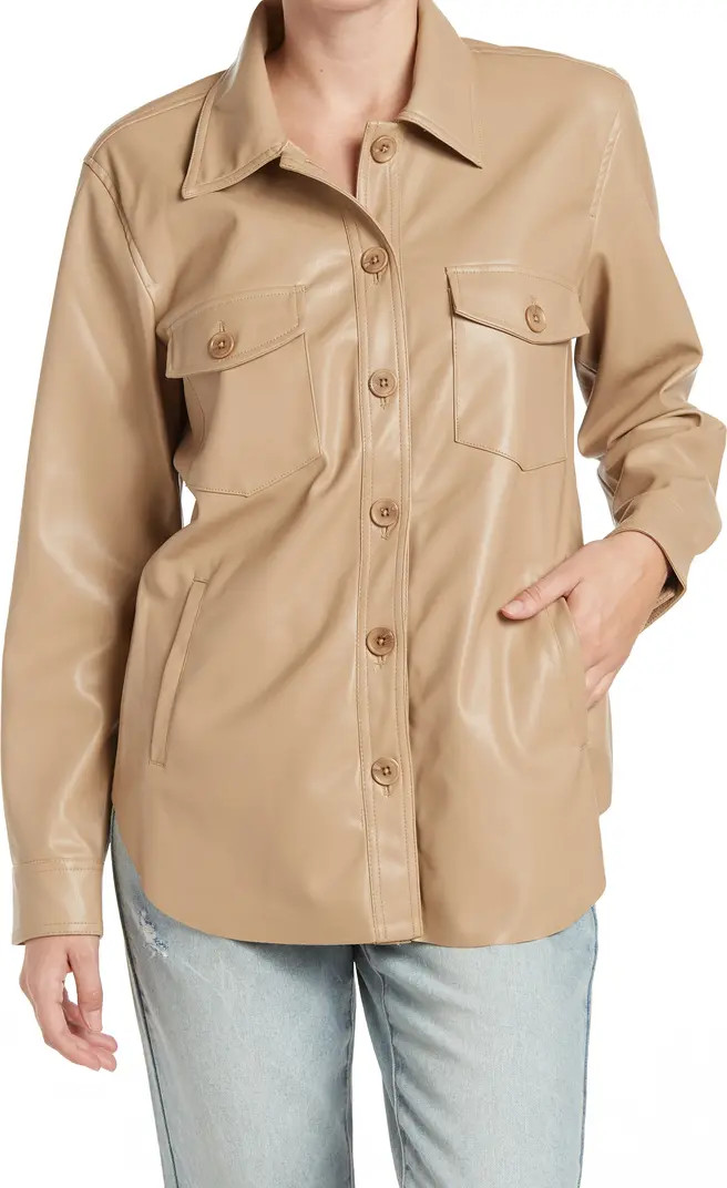 BLANKNYC PU Shacket | Nordstromrack | Nordstrom Rack