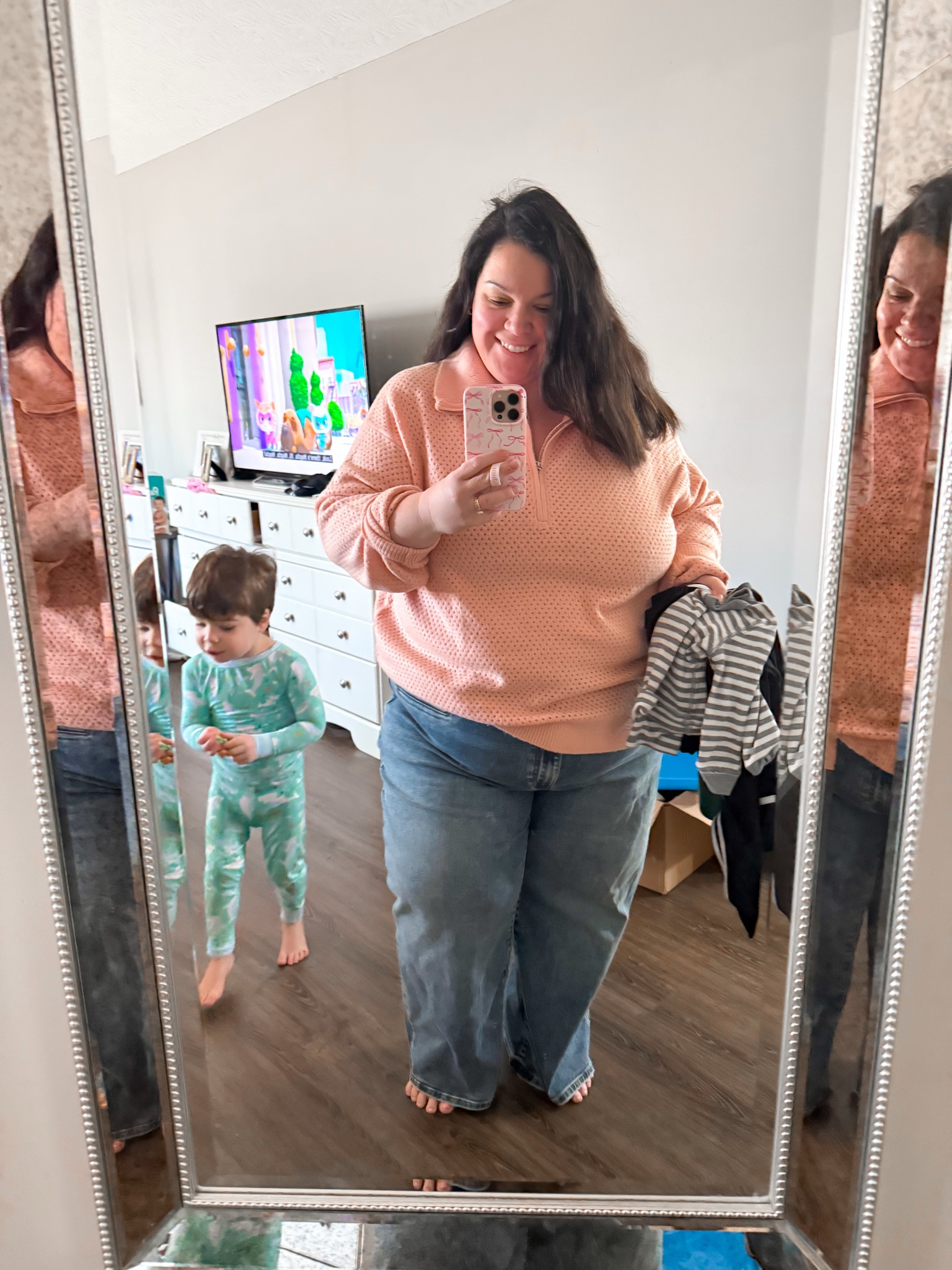 Loving this target spring sweater! I have a 3x bc I wanted it to fit larger, but I could be in a 2x. 

#LTKPlusSize #LTKStyleTip #LTKFindsUnder50