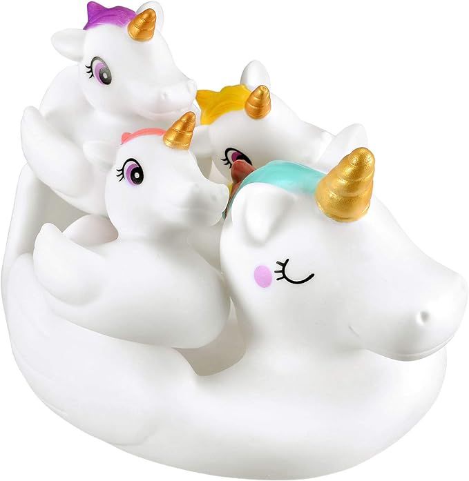 YowellGo Bath Toys, Water Spray Toys Cute Unicorn Rubber for Baby Kids Toddlers,for Shower Time o... | Amazon (US)