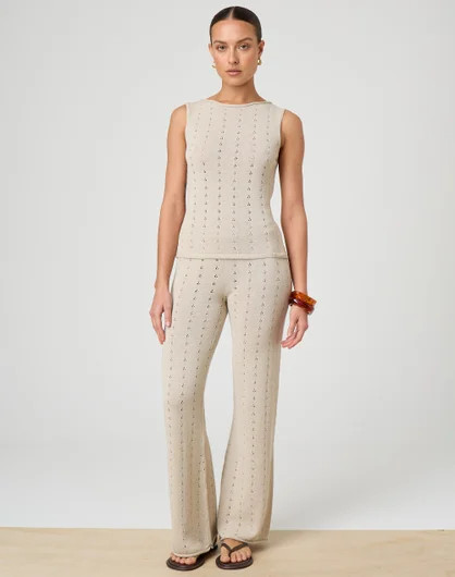 Pointelle Knit Pant | Glassons (Australia)