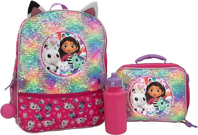 AI ACCESSORY INNOVATIONS Bluey 4 Piece Backpack Set for Pre-School Girls &  Boys, Kids 16 School Bag
