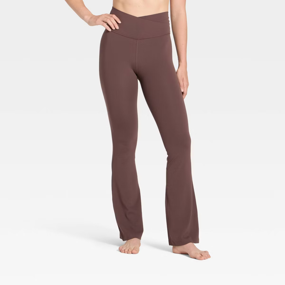 Women's Everyday Soft Crossover Flare Leggings - All In Motion™ | Target