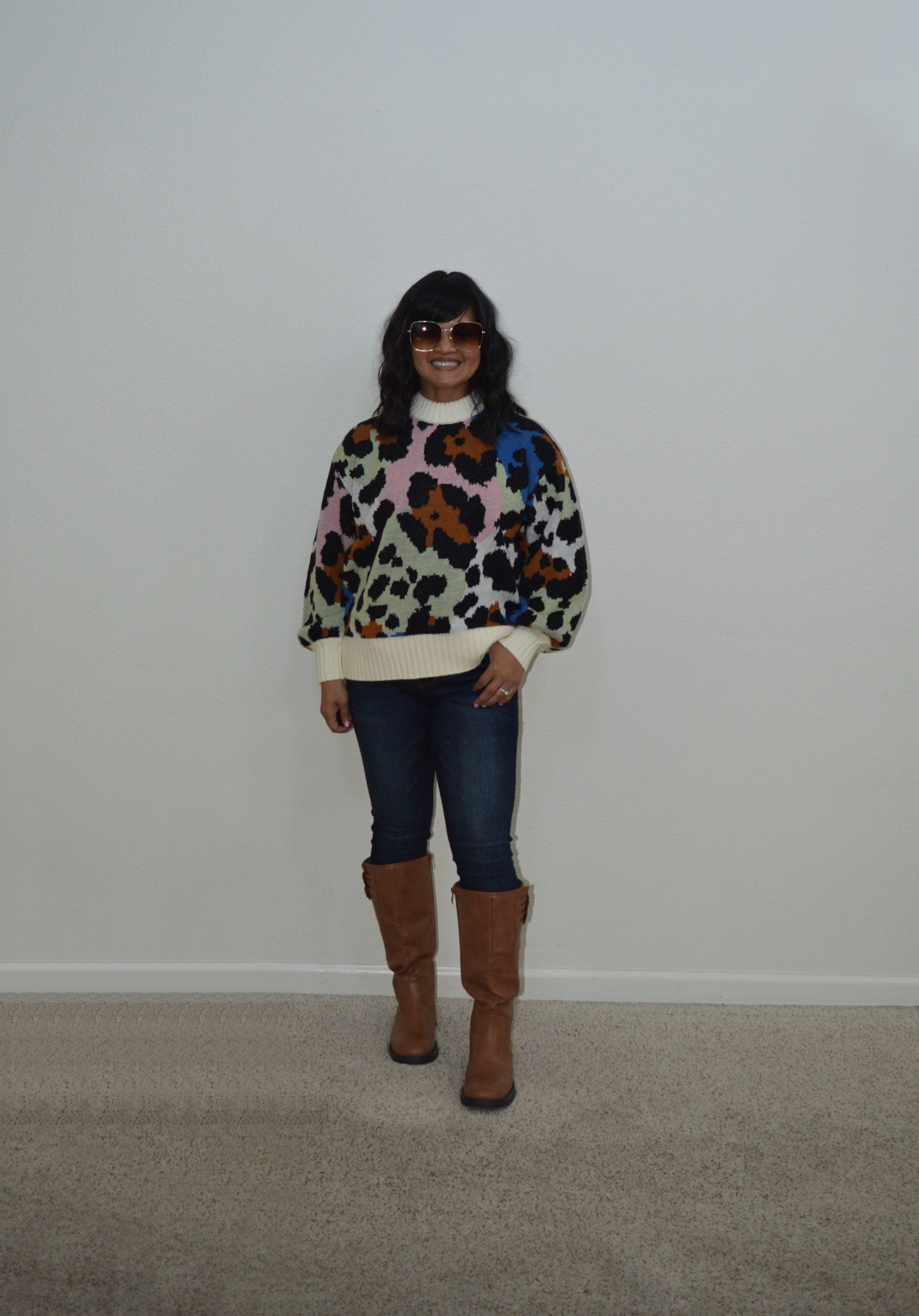 FYI - this Farm Rio sweater is on sale at Bloomingdales right now.  So, run don’t walk! For size reference, I am wearing an XS.  

#leopardsweater #winterfashion #styleover40 #filipinablogger #littlemisscasual

#LTKsalealert #LTKworkwear #LTKover40