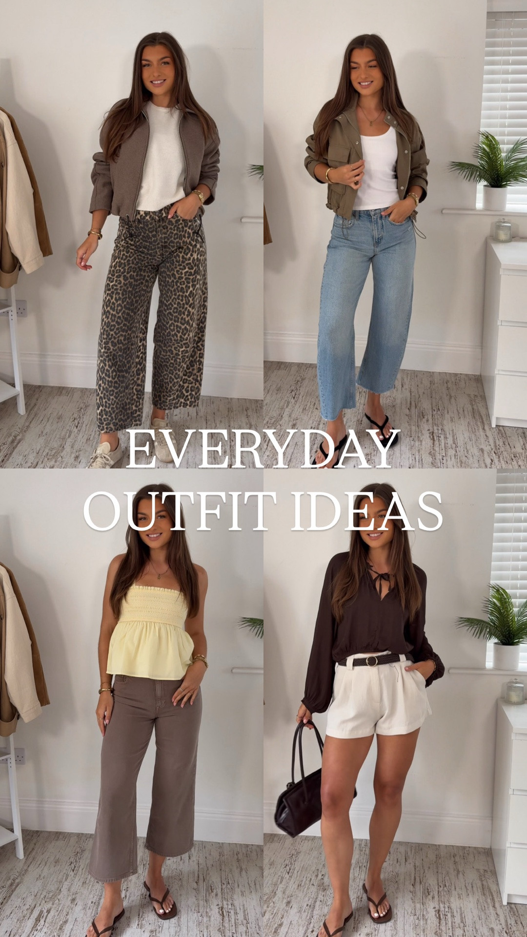 5 wearable everyday looks I’ve been LOVING recently!! 🤍🌸✨💞

The leopard jeans, brown jeans & khaki jacket are the things I’ve been living in the most recently!! Love how easy they are to style with everything - such gorgeous additions to a Spring capsule wardrobe!

#LTKspring #LTKsummer #LTKstyletip