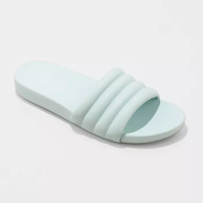Women's Kendra Solid Slide Sandals - Shade & Shore™ | Target