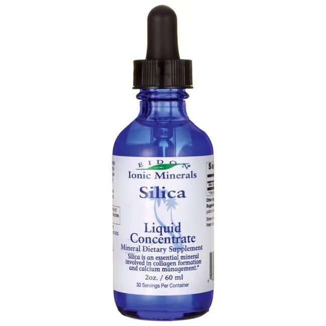 Eidon Ionic Minerals Silica Liquid Concentrate Vitamin | 2 oz Liquid | Swanson