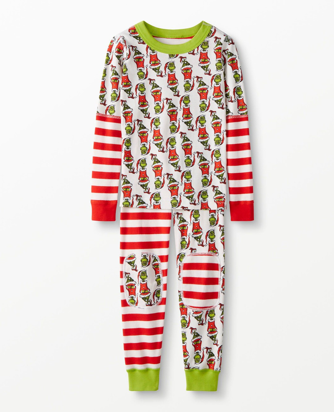 Kids Dr. Seuss Grinch Long John Pajama Set | Hanna Andersson