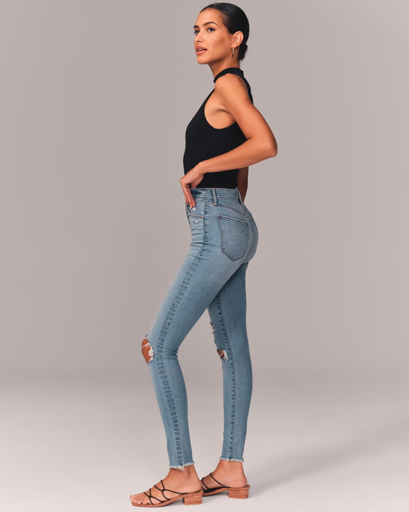 Ultra High Rise Super Skinny Jeans | Abercrombie & Fitch (US)