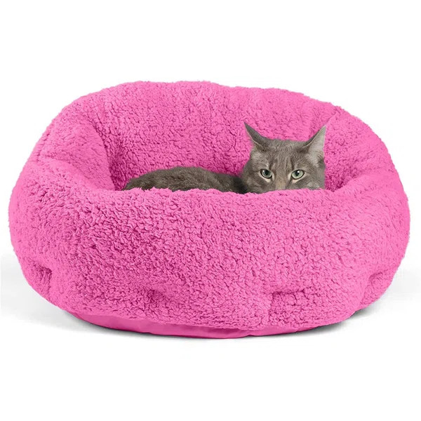 Deep Dish Sherpa Plush Cuddler Doughnut | Wayfair North America