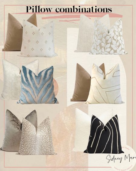 Pillow combinations! 

#LTKhome #LTKstyletip #LTKfindsunder100