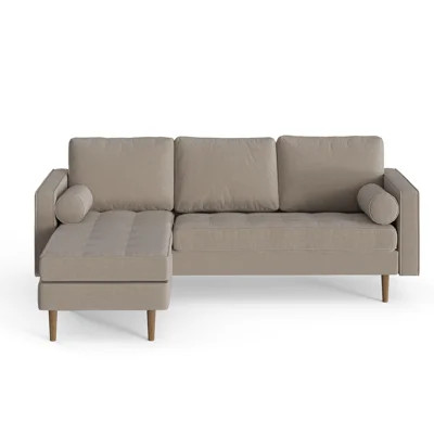 Geo Upholstered Reversible Chaise L-Sectional | Wayfair North America