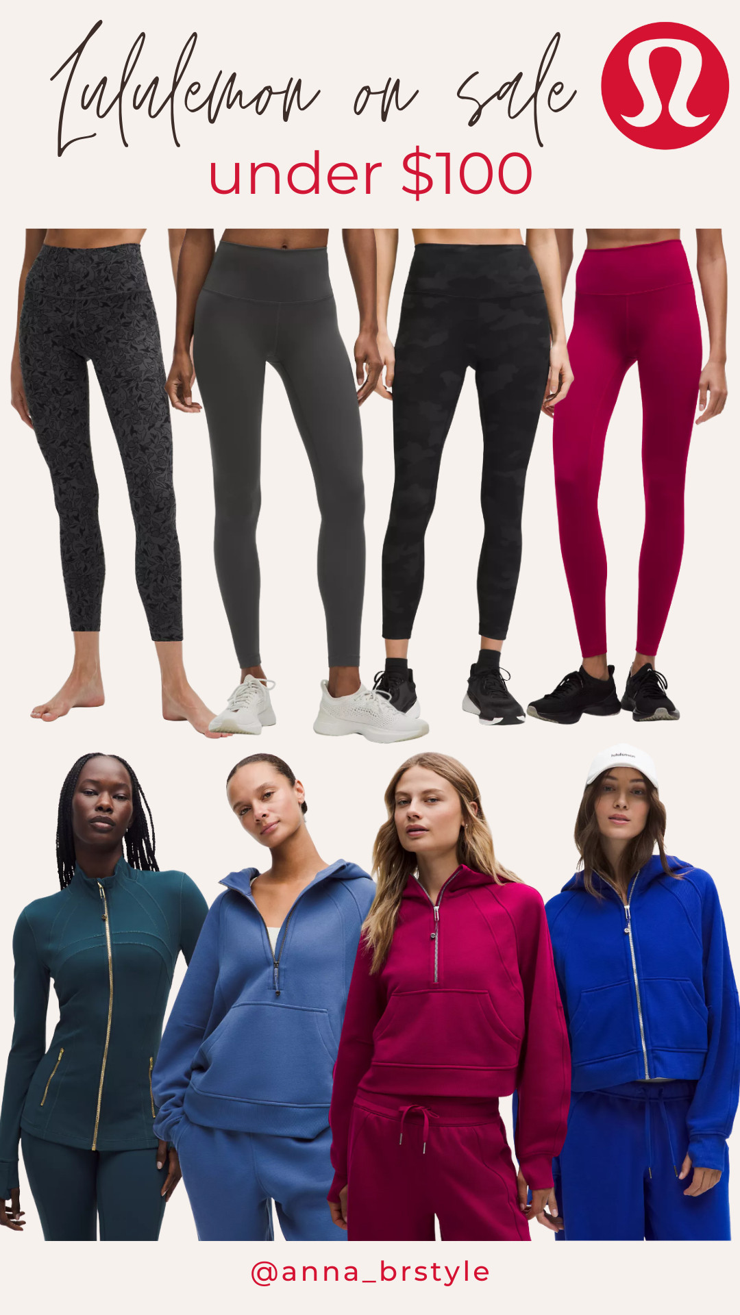 Lululemon sale finds under $100, Lululemon leggings on sale, workout leggings, annabrstyle. 

 #LTKSaleAlert #LTKFindsUnder100
