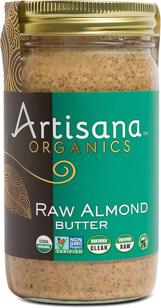 Artisana Organics Raw Almond Butter, 14oz | No Sugar Added, No Palm Oil, Vegan, Paleo and Keto Fr... | Amazon (US)