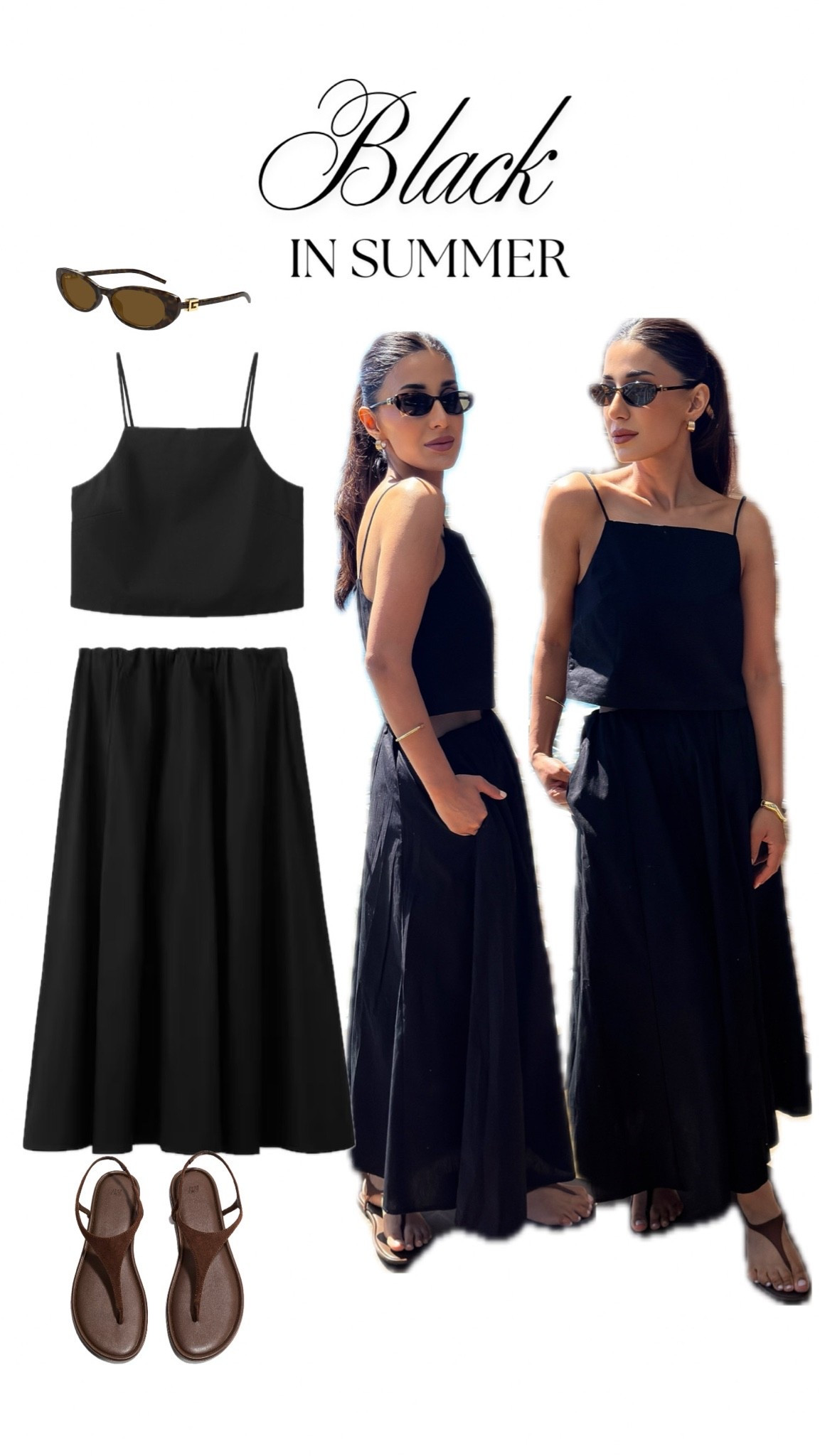We all love black and there’s something about wearing black in summer but wearing it right. This is the perfect minimalist fit which makes you feel so good yet so comfortable.

#LTKsummer #LTKdresses #LTKeurope