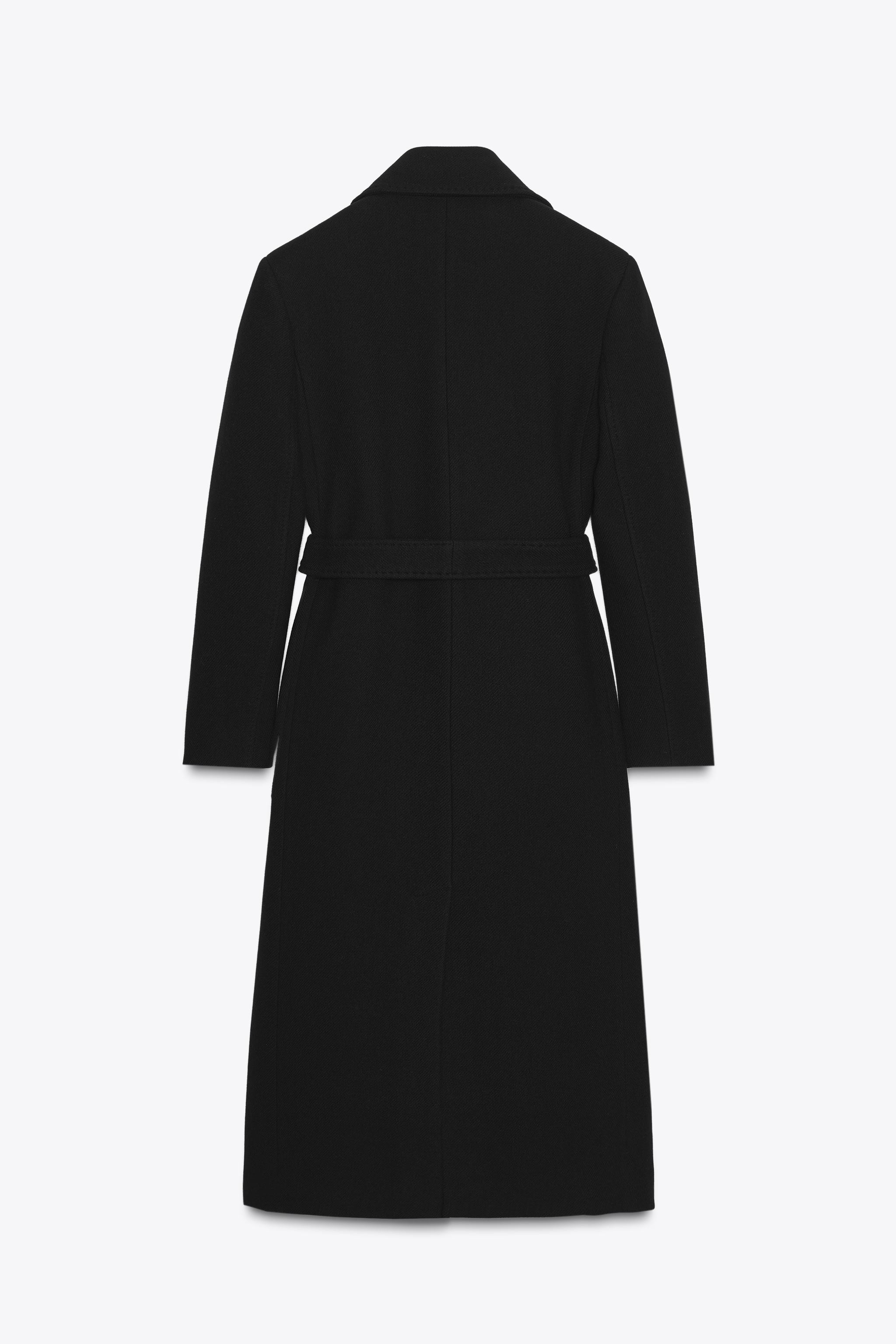 WOOL BLEND BELTED COAT ZW COLLECTION | Zara US