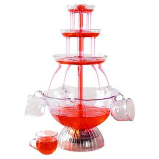 3-Tier 1.5 Gal Party Drink Dispenser - Fountain with LED Light Base and 5 Cups | The Home Depot