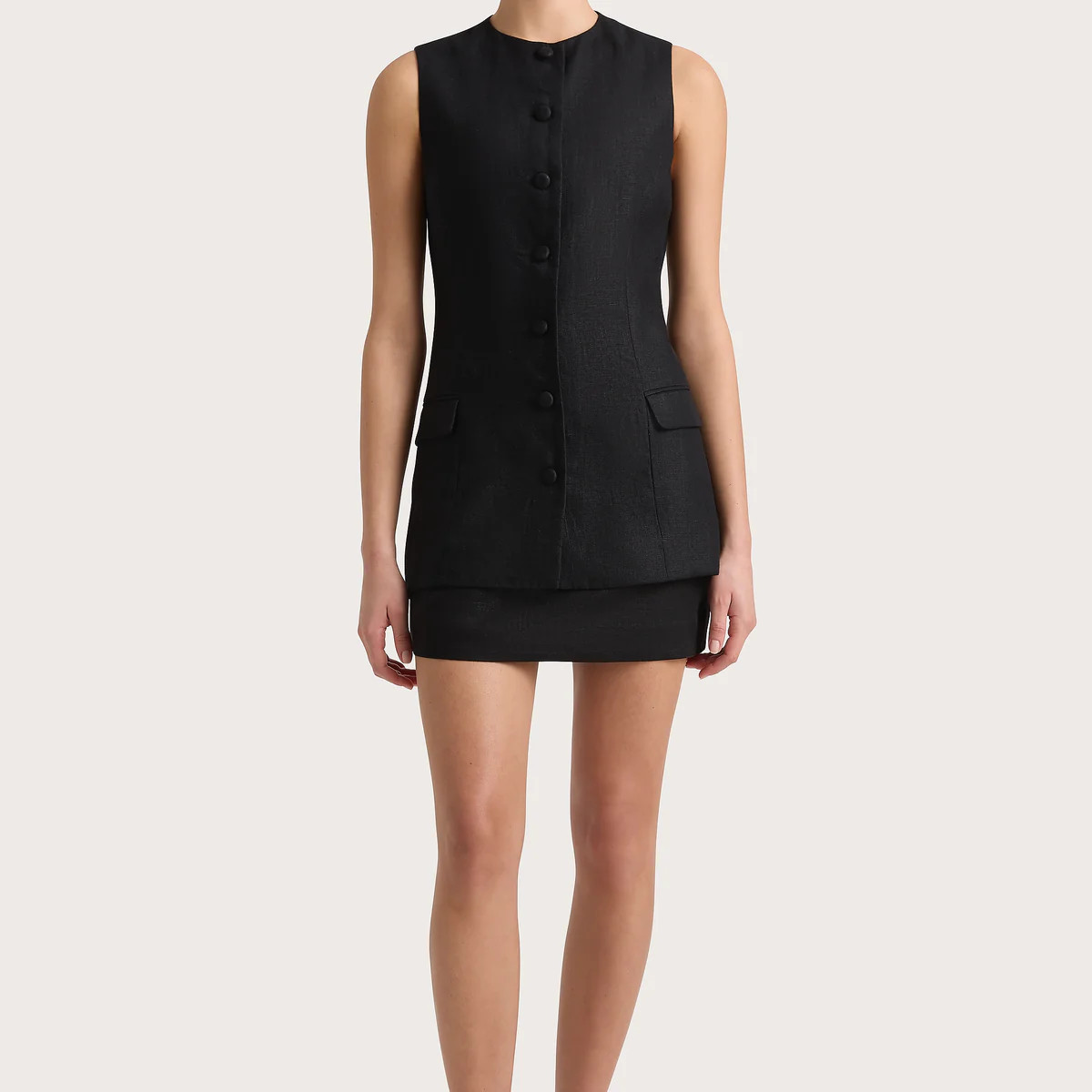 Jane Vest Black | Faithfull (AU)