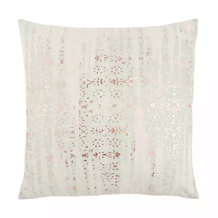 Gold Stripe Cotton Pillow | Kirkland's Home