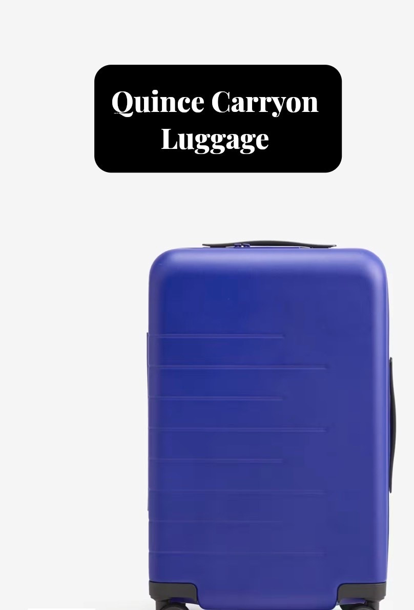 ✈️ Upgrade your travel game. ✨
If you’ve been searching for the perfect carry-on that balances luxury quality with an affordable price tag, the Quince Carry-On Hard Shell Suitcase is it.
Made with a durable polycarbonate shell, ultra-smooth 360° spinner wheels, and an interior compression system that makes packing a breeze, it rivals high-end luggage brands at a fraction of the cost. Sleek, lightweight, and effortlessly chic—it’s ready for your next getaway.
Drop a 🖤 if your travel wardrobe needs a chic new companion!
👉 Shop the link in my bio to grab yours!
#TravelStyle #Quince #CarryOnLuggage #TravelEssentials #ChicTravel #PackingGoals #LuxuryForLess #TravelInStyle

#LTKTravel #LTKSeasonal #LTKSaleAlert