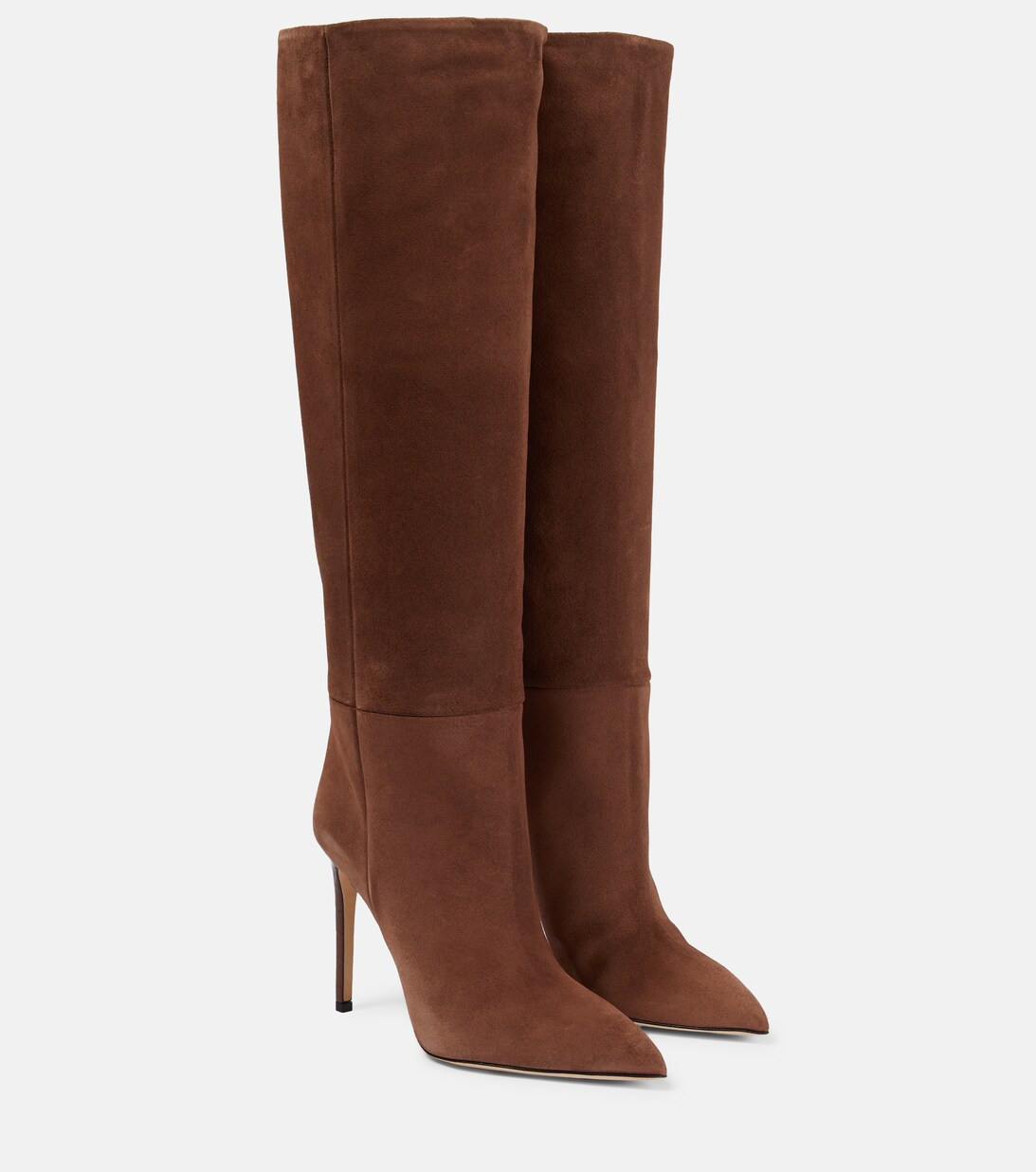 Suede knee-high boots | Mytheresa (UK)