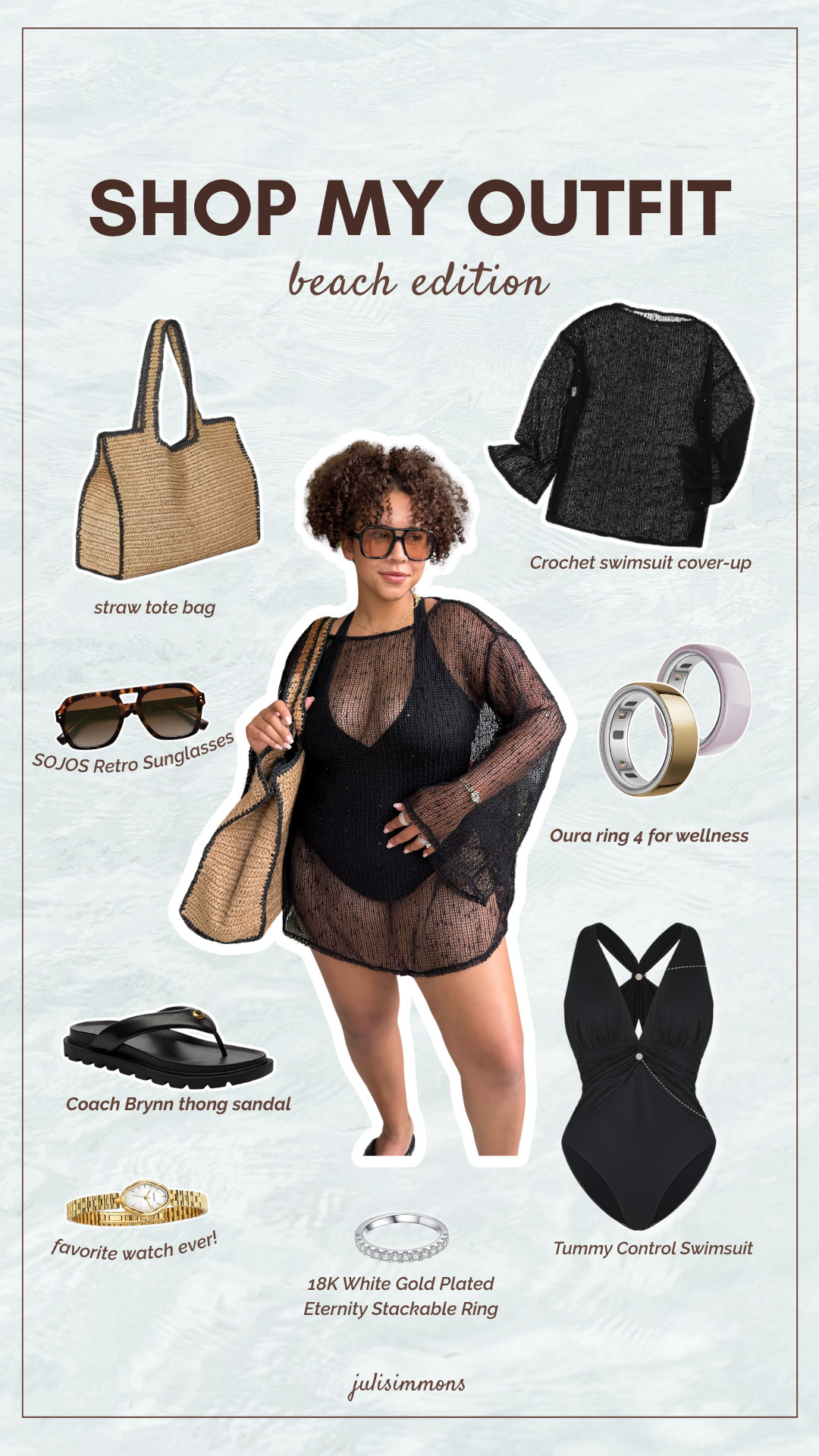 Beach outfit inspo for your next beach trip! 

 #LTKootd #LTKMidsize #LTKSwim