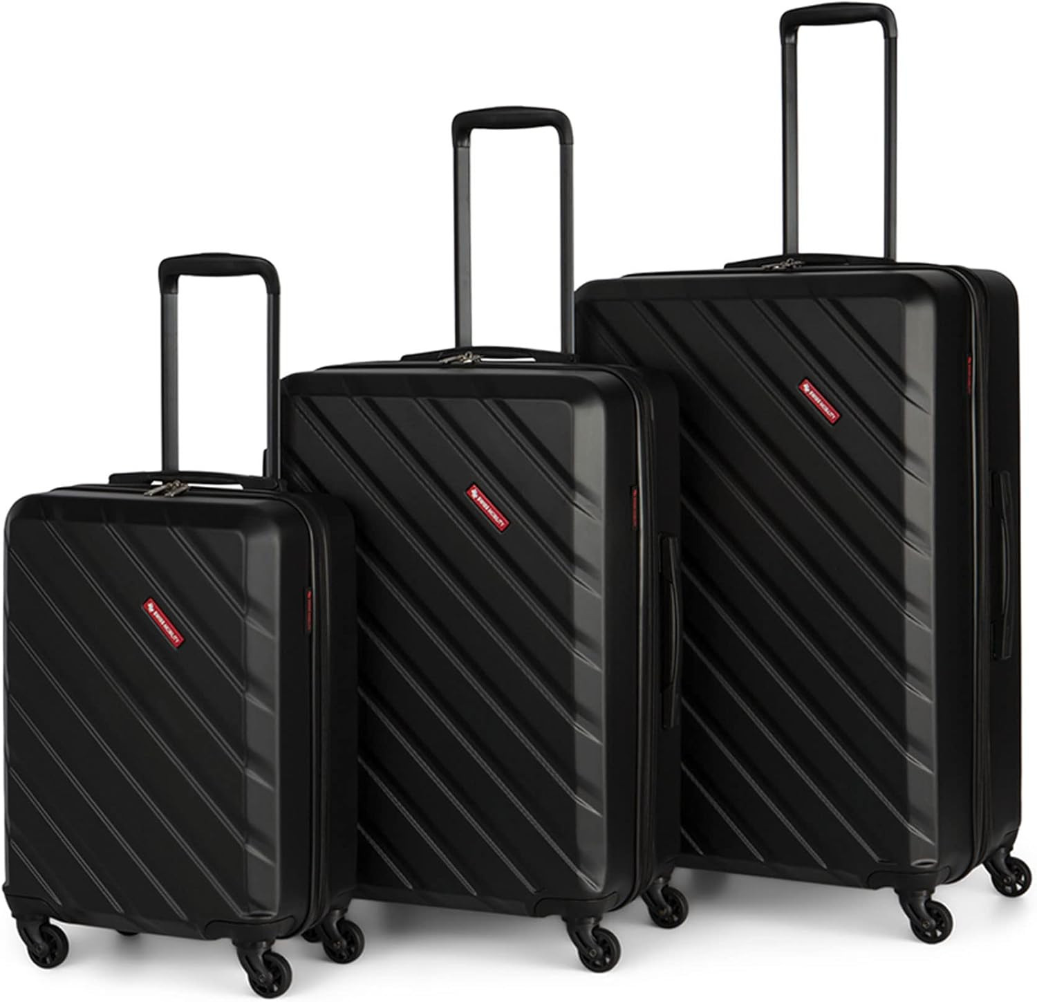 SWISS MOBILITY AHB Collection 3 Piece Hard Shell Luggage Set, Expandable Suitcases with 360-Degre... | Amazon (US)