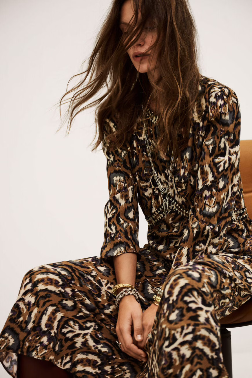 VLYDE printed straight-leg pants    $295   -50 %   $147.50 | Ba&sh America Corp