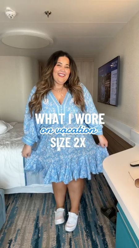 What I wore on vacation! Size 2X or XXL in everything! 🥰

#LTKstyletip #LTKtravel #LTKcurves