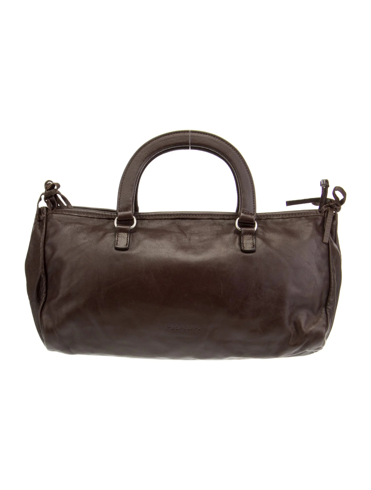 Vitello Bow Handle Bag | The RealReal