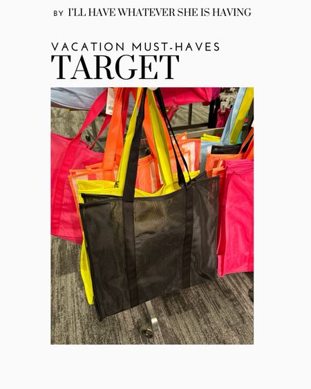 Mesh beach bag - Target find 
Vacation tote, vacation bag, resort tote, resort bag, pool bag, pool totee

#LTKfindsunder50 #LTKswim #LTKitbag
