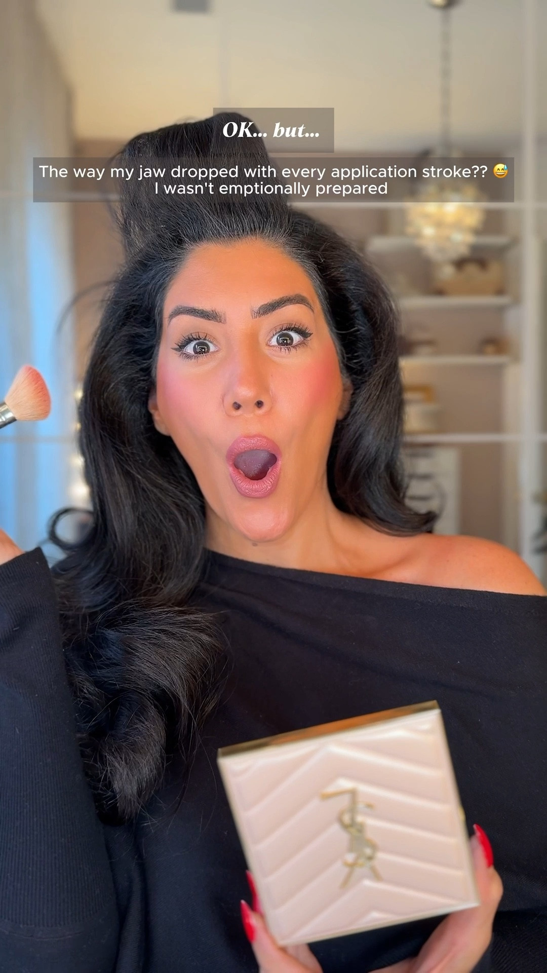 ✨ Obsessed with the Yves Saint Laurent Golden Oasis Face Palette 💖 Limited-edition luxury in a pearlescent champagne-pink clutch!

This palette has 3 buildable blushes (dusty pink satin, pink raspberry soft-matte, peachy pink satin) and 3 highlighters (rose gold, gold honey, bronze) that give your cheeks a soft flush, multi-dimensional glow, or full ethereal shimmer ✨ Lightweight, blendable, and perfect for all skin types — this is a must-have for every makeup bag.

How I use it:
	•	Blush → apples of cheeks, blend upward for a lifted look
	•	Highlighter → cheekbones, nose bridge, brow bone, Cupid’s bow
	•	Hack → swirl a fluffy brush over the full palette for a soft sun-kissed glow

This palette is 24-hour-wear, buildable, and glowy — truly a YSL classic with a modern twist 💄


#YSLBeauty #YSLGoldenOasis #LuxuryMakeup #LTKBeauty #BlushAndHighlight #MakeupInspo #LTKStyle #LuxuryPalette #MakeupFavorites #GlowGoals 

#LTKBeauty #LTKGiftGuide #LTKHoliday