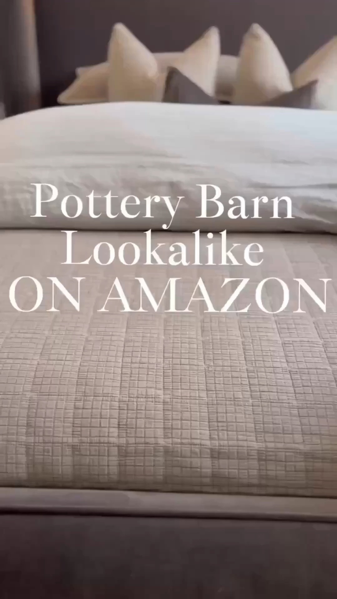 Found this designer Pottery Barn lookalike from Amazon. Soft, cozy, and luxurious! 🤎

Amazon finds
Amazon bedding
Pottery Barn dupe
Bedding inspo

Summerthompsonstyles

#LTKHome #LTKvlog #LTKdayinmylife