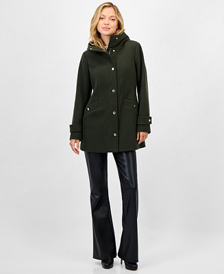 MICHAEL Michael Kors Women's Hooded Button-Front Coat, Exclusively at Macy's - Macy's | Macy's