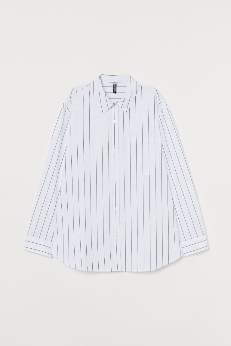 Oversized Cotton Shirt | H&M (US + CA)