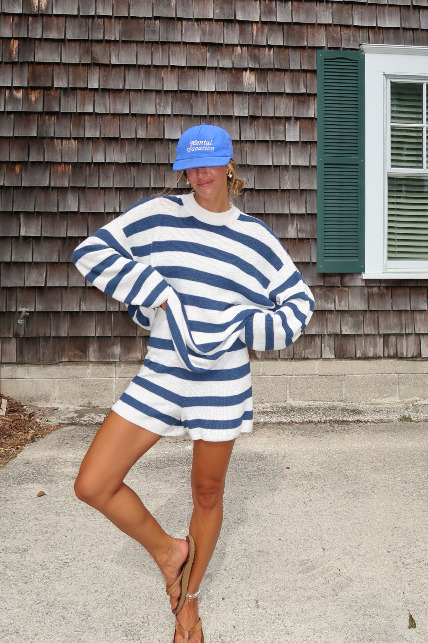 comfy loungewear🌊 my favorite matching set to throw on for lazy days, running errands, and travel days! wearing size S 

#LTKTravel #LTKSeasonal #LTKFindsUnder100