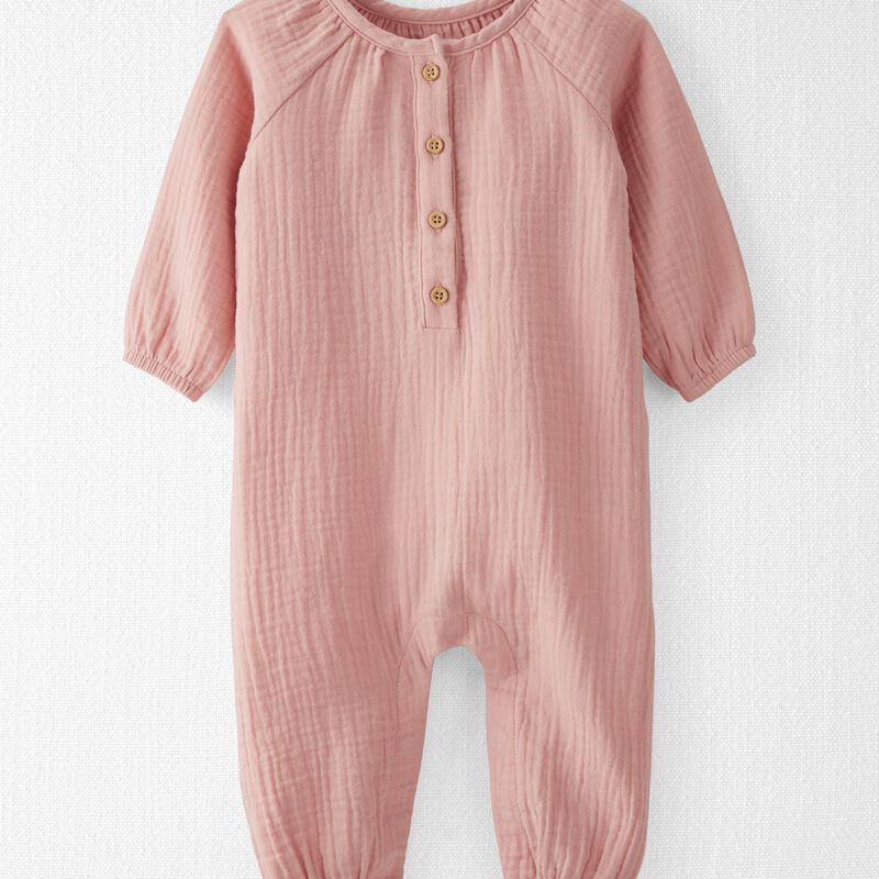 Organic Cotton Gauze Jumpsuit | Carter's