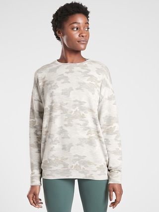 Pure Luxe Printed Sweatshirt | Athleta