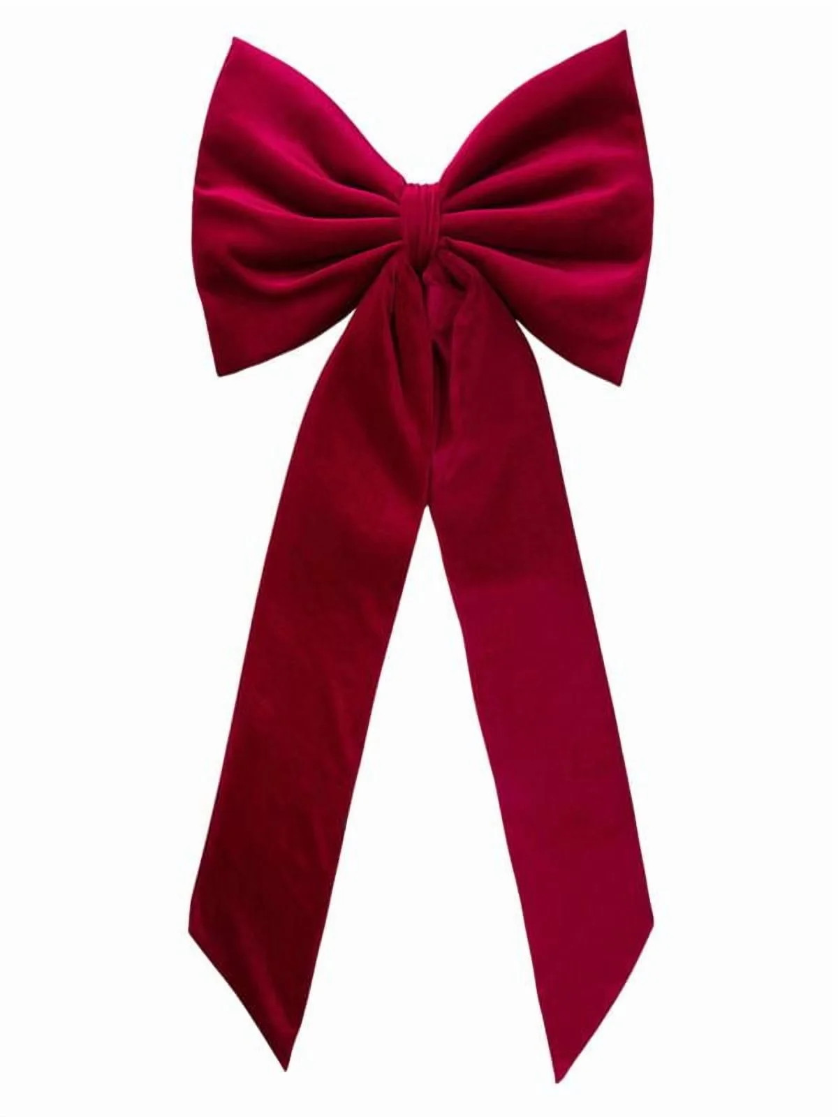 Mozhitti Christmas Decorations Christmas Decor 2.67 Ft Giant Bows For Christmas Tree Velvet Bow F... | Walmart (US)