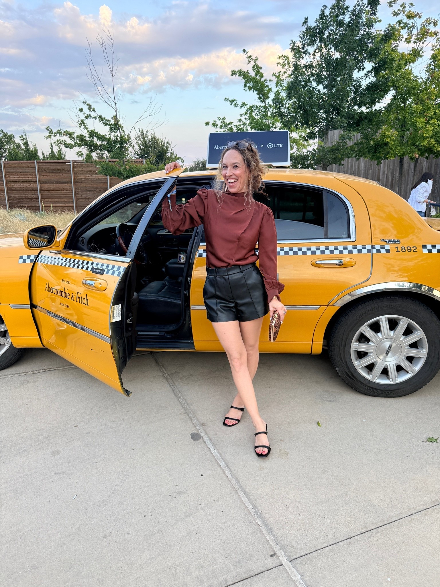 Don’t mind the readers on my head!🤦🏼‍♀️. But this outfit is so good!  Wore it to an Abercrombie party at LTK con but it could be worn for a night out with friends or date night!!  The shorts are super comfy and so are the heels!  Wearing a 25 in shorts and an XS in top!

#LTKCon #LTKOver40 #LTKPetite