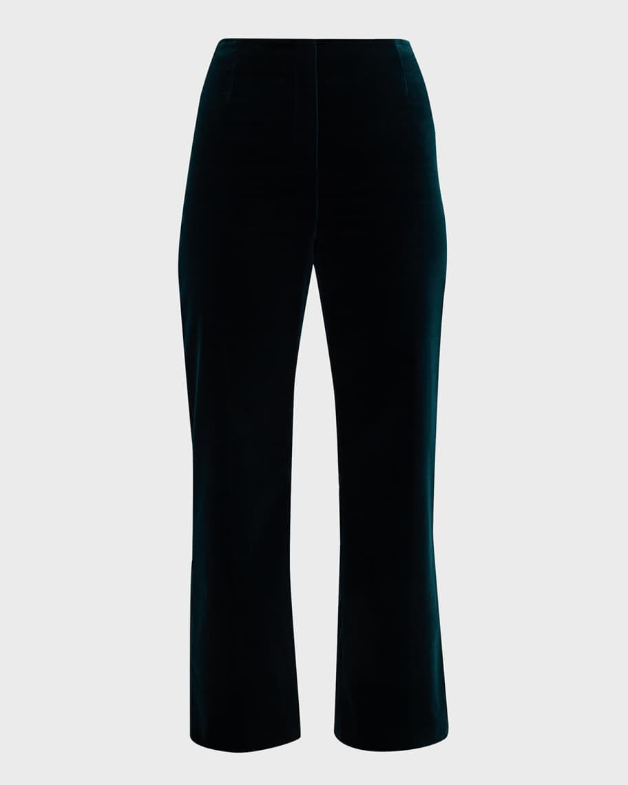 Loro Piana Niklas Velvet Dress Pants | Neiman Marcus