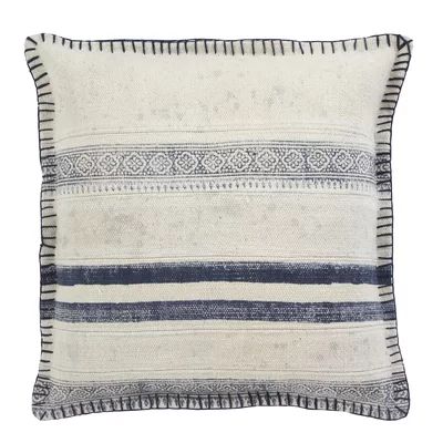 Vanston Striped Cotton 20" Throw Pillow Cover Birch Lane™ Heritage | Wayfair North America
