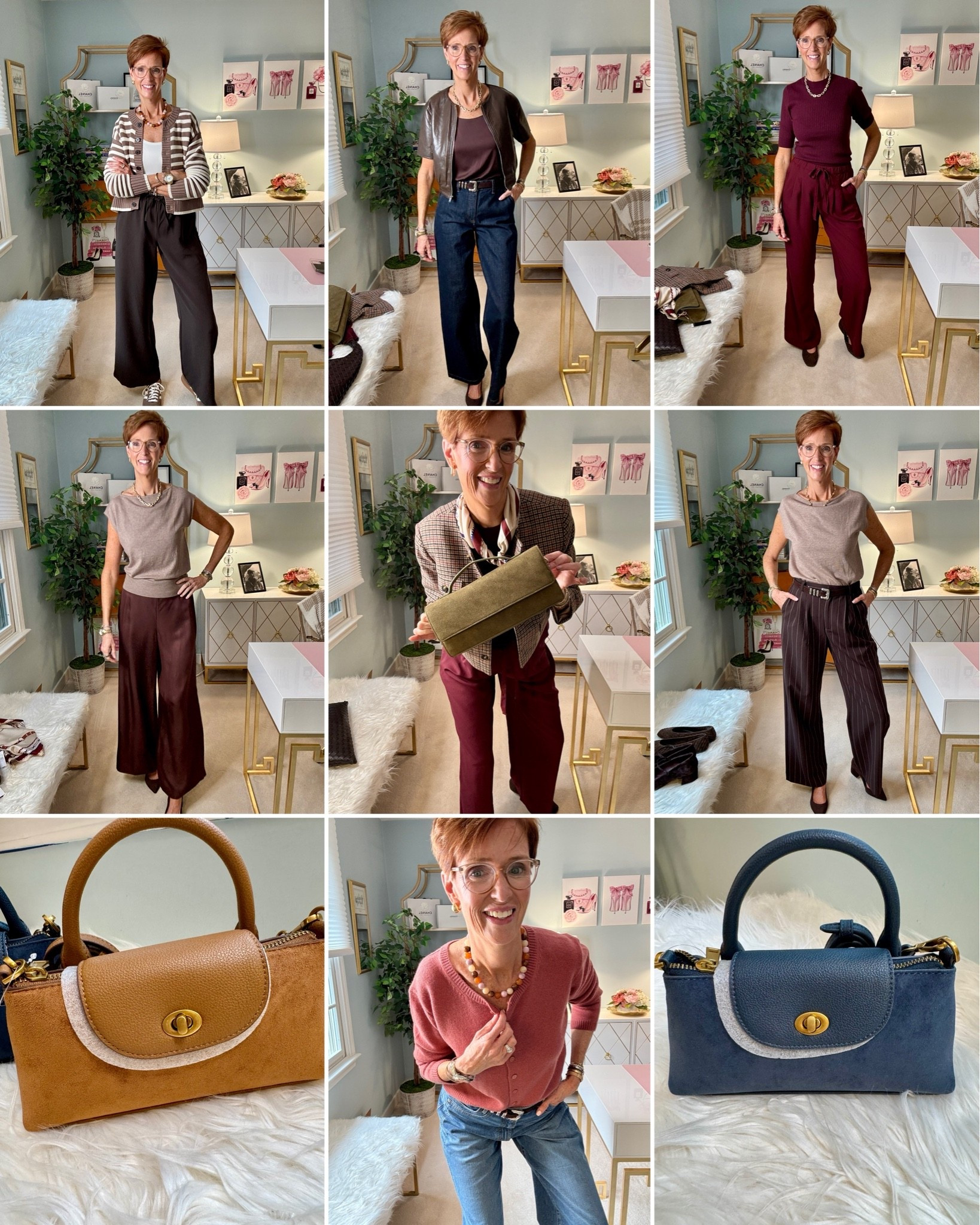 Apparently I had a lot to say about fall this year — because I counted and there are 28 new pieces waiting to be shared.

Some I bought myself, some came through collaborations and some were gifted, but they all have to pass the same test: Would I actually wear it?

Part 1 is all about rich fall colors, satin textures, easy trousers and suede accessories — with plenty of brown, cranberry and olive showing up along the way. And this is only the beginning.

Tell me what caught your eye — and especially what you want to see styled into a full outfit. Your answers will help me decide what I feature next.

Save this for your own fall outfit inspiration, send it to a friend who's shopping for fall, and come back Friday for Part 2.

And if you want to see 10 MORE new fall pieces, today's newsletter has an entirely different edit. Subscribers got those first.

#FallStyle #ClassicStyle #Over50Style #FallOutfitIdeas

#LTKootd #LTKOver40 #LTKTall