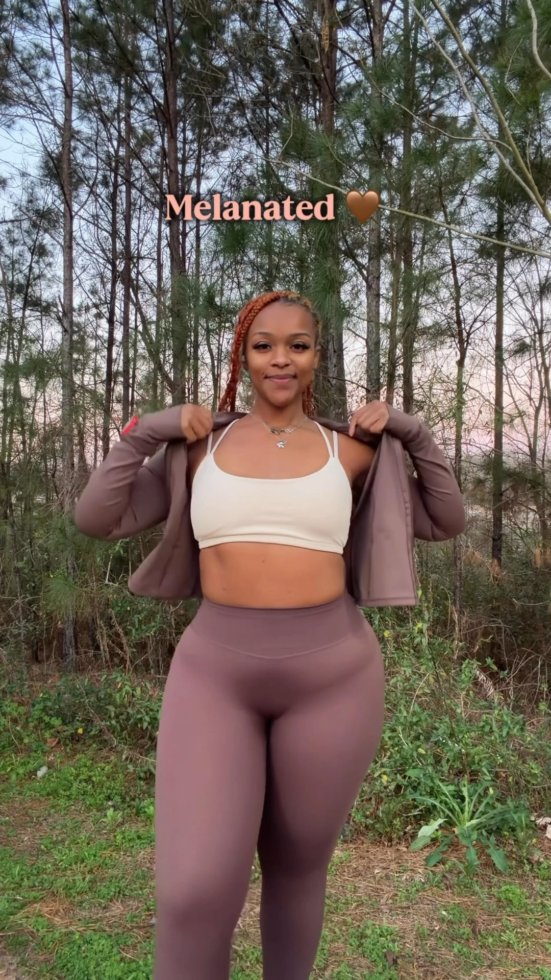 🤎🤎🤎

Jacket - Large - Espresso 
Bra - Medium - Stardust 
Leggings - Large - Espresso 

Save 💰 with code “CCURVES"

#LTKSpringSale #LTKootd #LTKActive