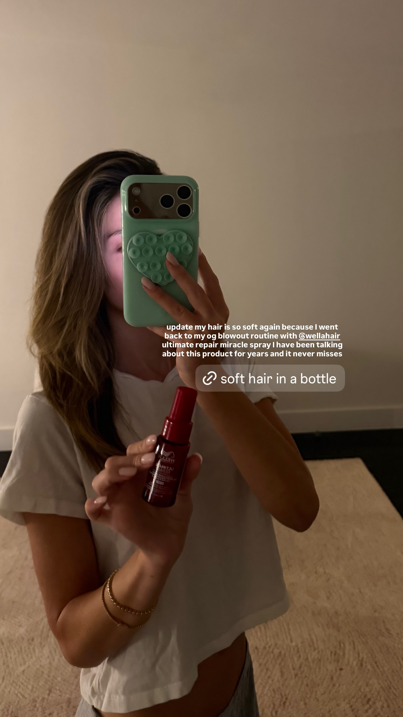 soft hair in a bottle! 

 