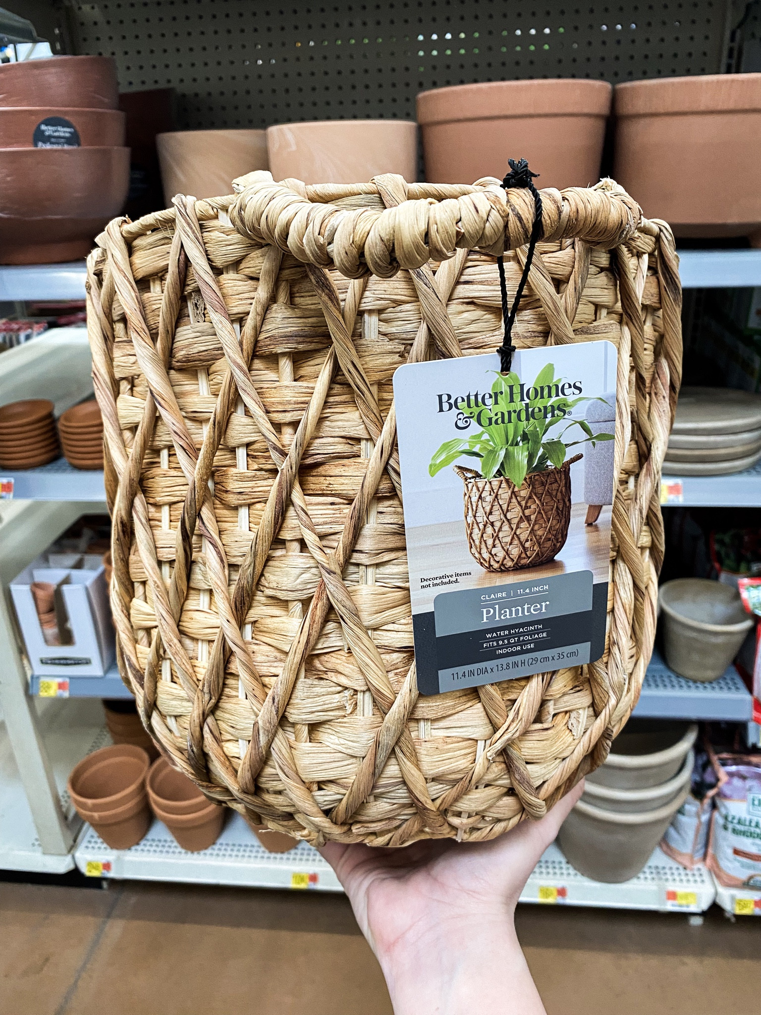 Walmart has this adorable wicker planter out this spring! It has gorgeous texture & it’s perfect for indoor house plant use! 🌿 

#LTKhome #LTKfindsunder50 #LTKSeasonal